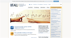 Desktop Screenshot of ifau.se